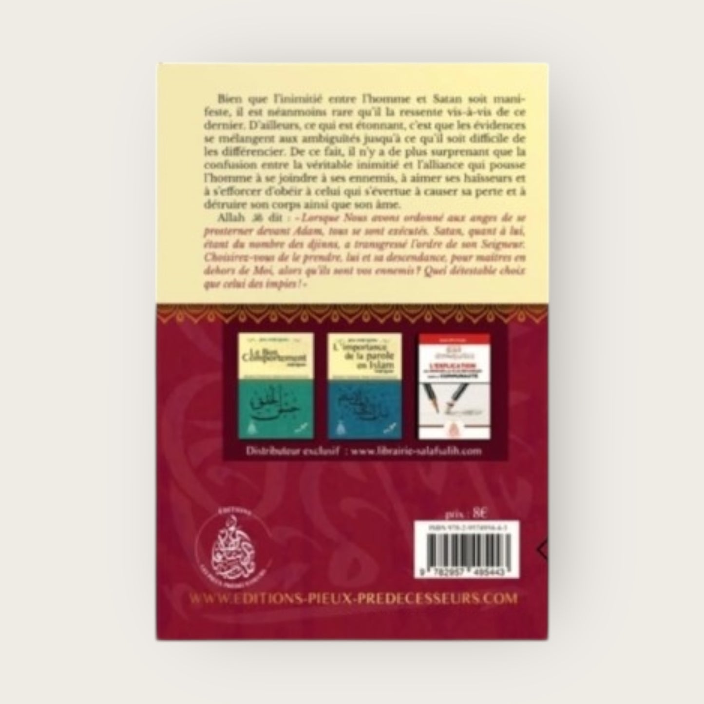 L’inimitié de satan – Cheikh Raslan