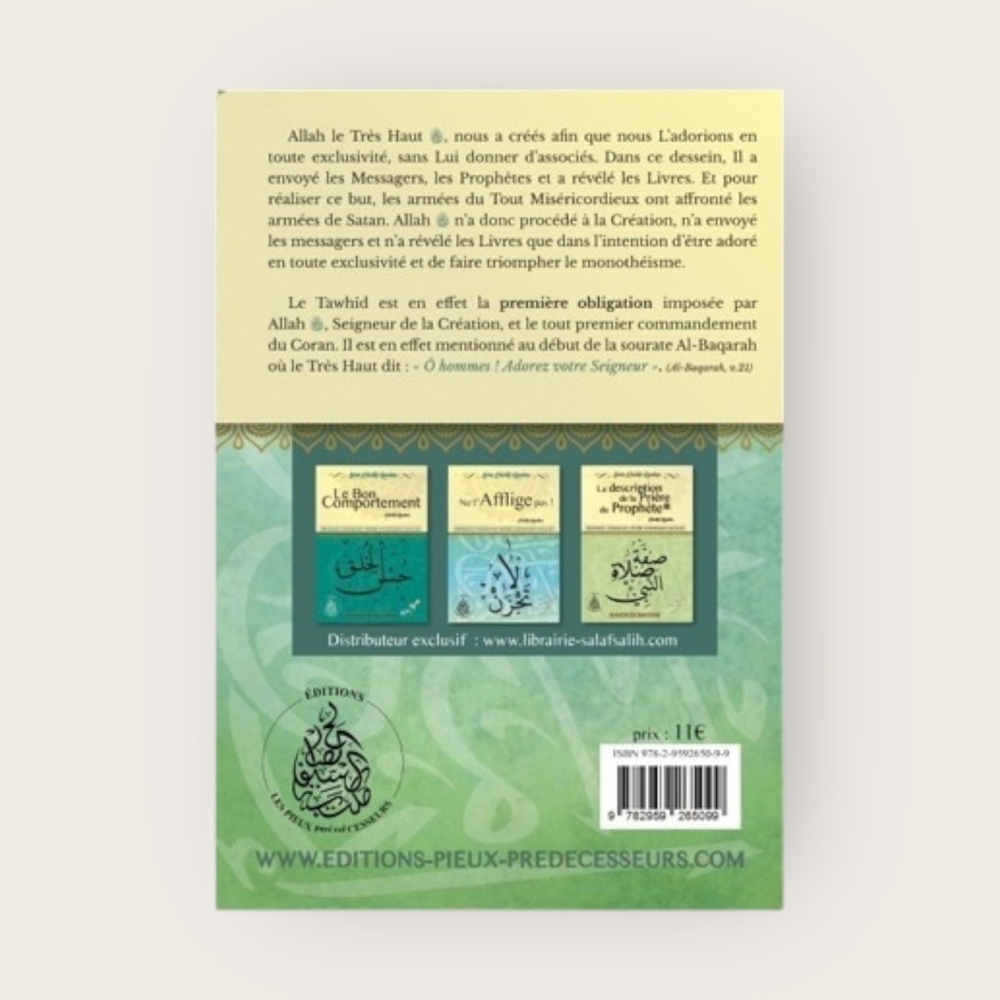 Les Obligations en Islam: Finalités et Objectifs : Cheikh Raslan bilingue F/A entièrement vocalisé