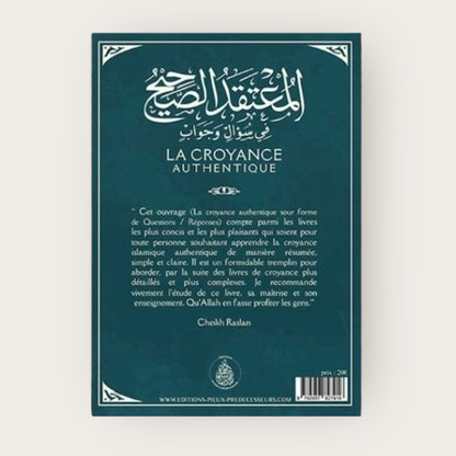 La croyance authentique sous forme de questions/réponses – Éditions les Pieux Prédécesseurs